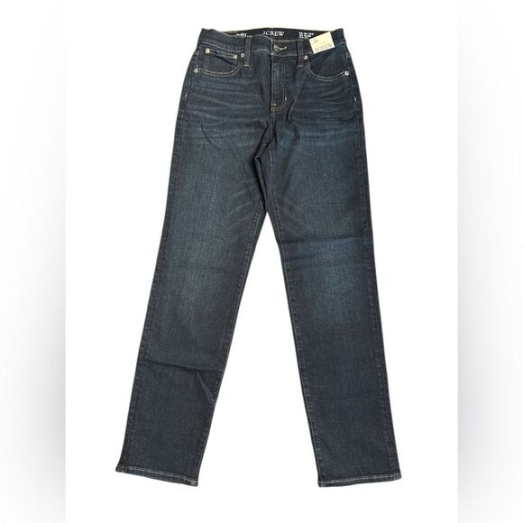 J Crew women’s Tall slim jean mid rise dark blue Size 28T NWT - Picture 4 of 10